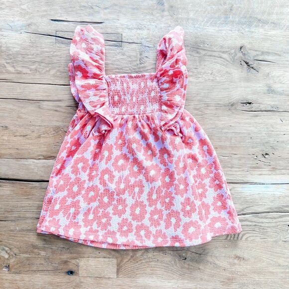 Zara Floral Ruffle Dress, Size 9-12M - Picture 4 of 4